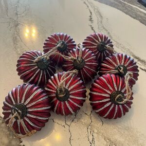 Pottery Barn Christmas Ornaments (like new)